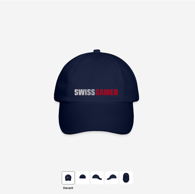 Casquette Classique  Bleu Marine         Logo Brodé