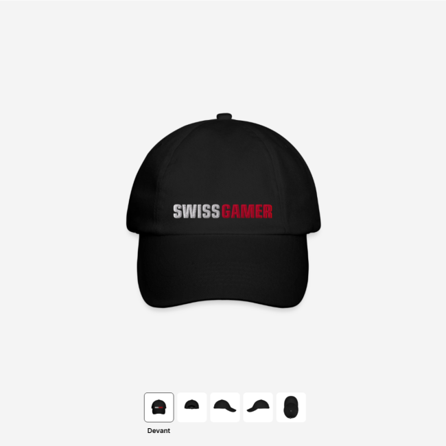 Casquette Classique  Noir                   Logo Brodé